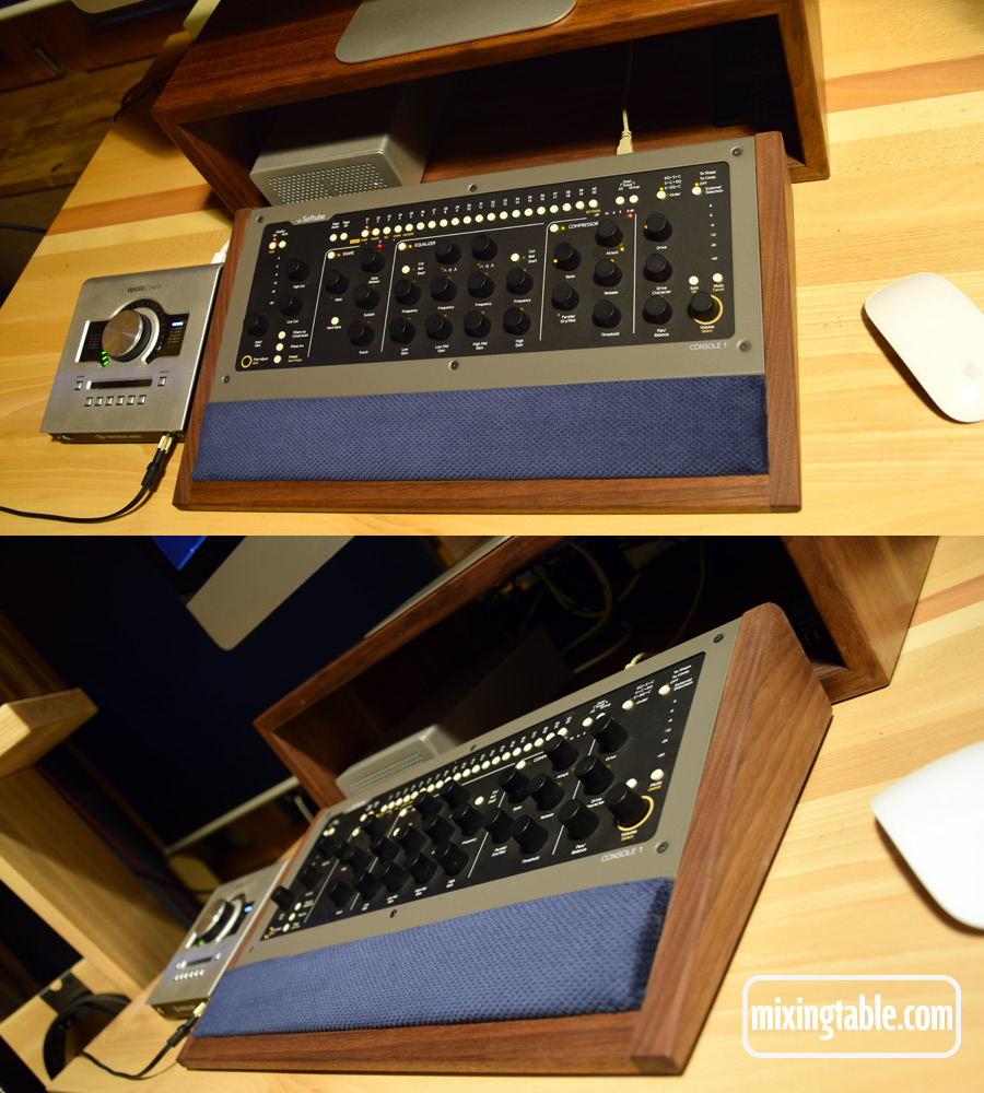 Gearslutz Solid Hardwood desk stand for CONSOLE1 by mixingtable