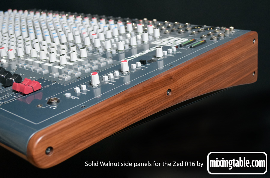 Walnut Zed R16 panels by mixingtable.com