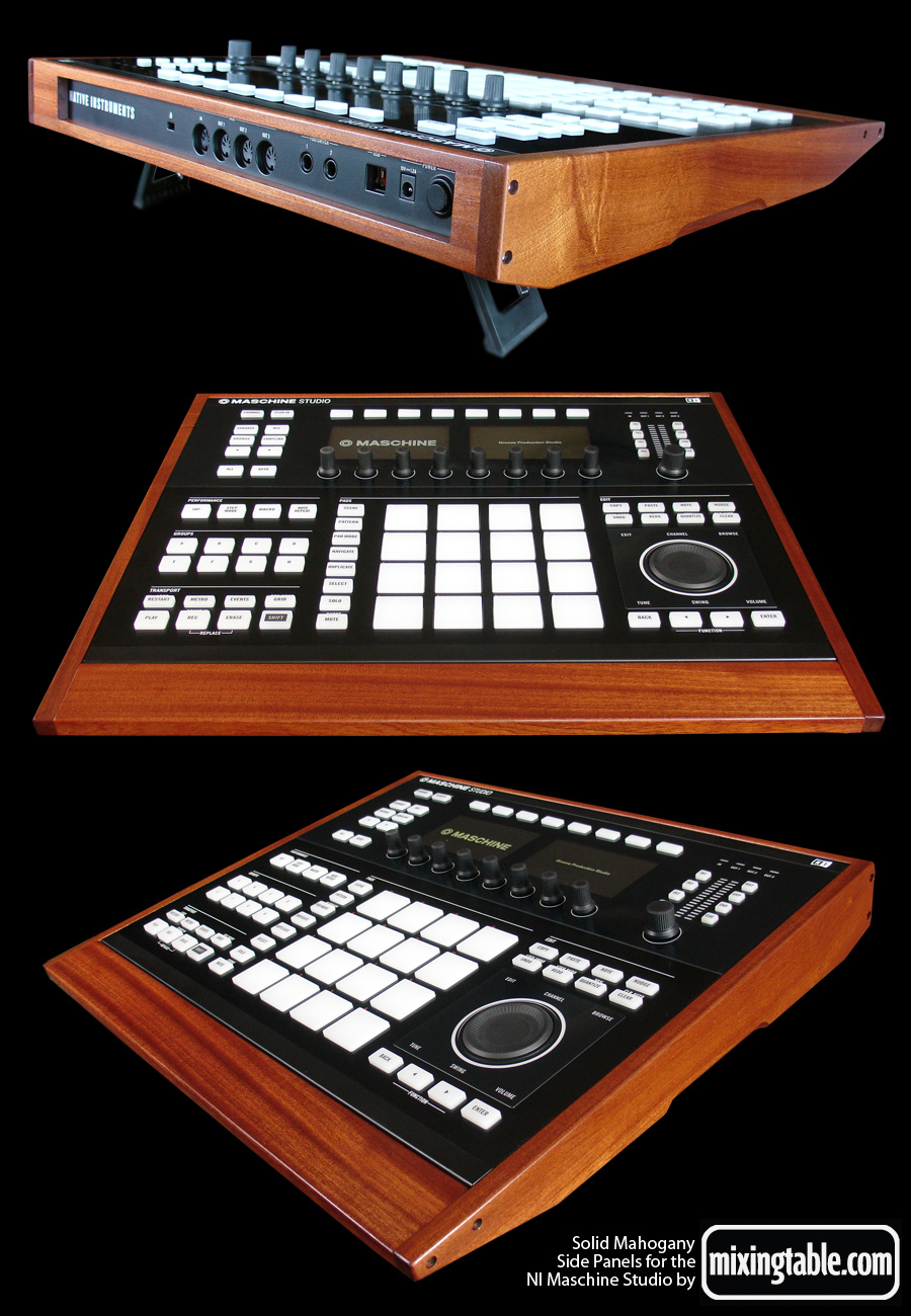 Native Instruments Maschine MK3 Wood Stand Rack Oak LO