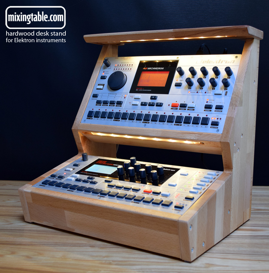 desktop stand for Elektron instruments by mixingtable